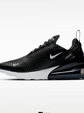 Nike Black and White Running Shoe